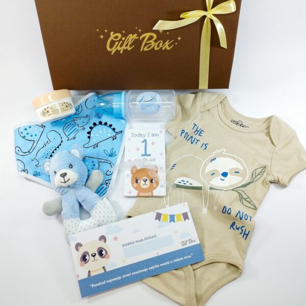 Prvi poklon za bebe – Gift box za bebu – dečaci