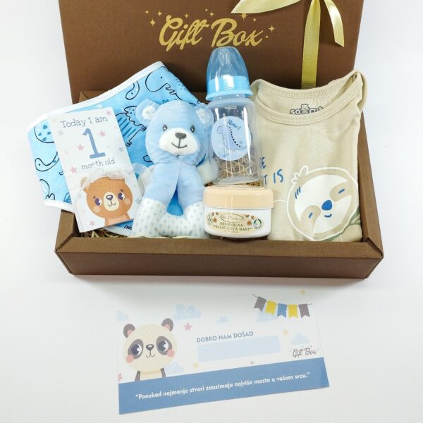 Prvi poklon za bebe – Gift box za bebu – dečaci