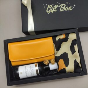 Poklon kutija ženski kožni novčanik – Zelena elegancija box 00172-1